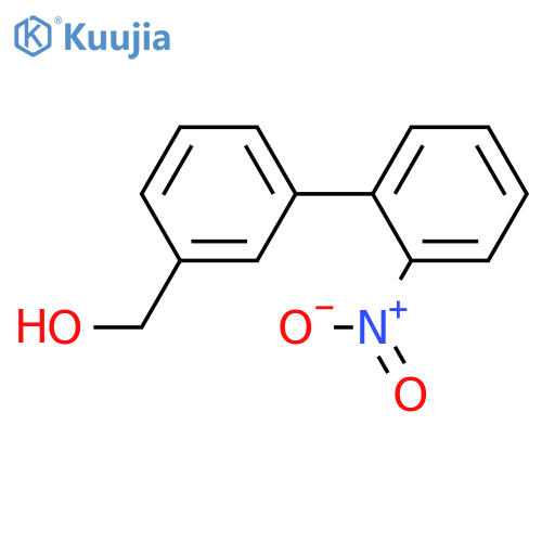 [1,1'-Biphenyl]-3-methanol,2'-nitro- structure