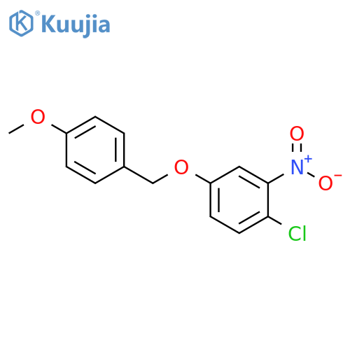 1-Chloro-4-(4-methoxybenzyl)oxy-2-nitrobenzene structure