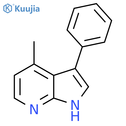 4-Methyl-3-phenyl-7-azaindole structure