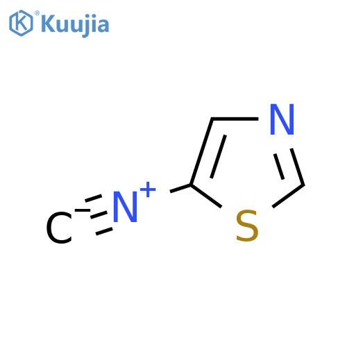 5-isocyano-1,3-thiazole structure