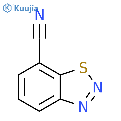 1,2,3-Benzothiadiazole-7-carbonitrile structure