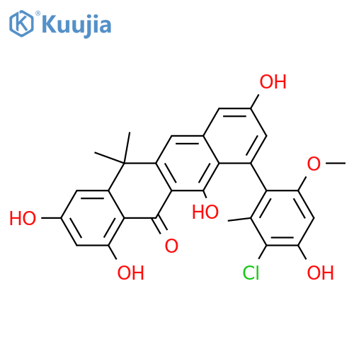 Naphthacemycin B1; 5'-Chloro, 2'-Me ether structure
