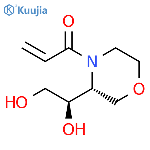 1-(3R)-3-(1R)-1,2-dihydroxyethylmorpholin-4-ylprop-2-en-1-one structure