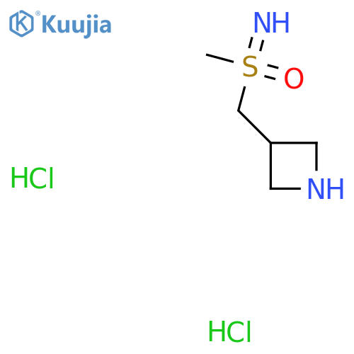 Azetidin-3-ylmethyl-imino-methyl-oxo-lambda6-sulfane;dihydrochloride structure