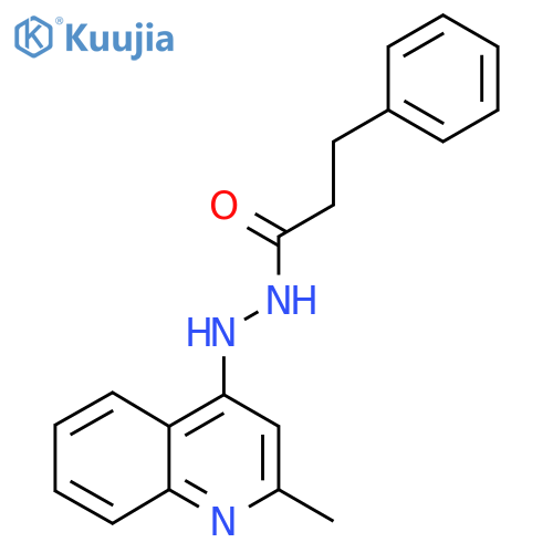 N'-(2-Methylquinolin-4-yl)-3-phenylpropanehydrazide structure