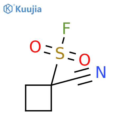 1-Cyanocyclobutanesulfonyl fluoride structure