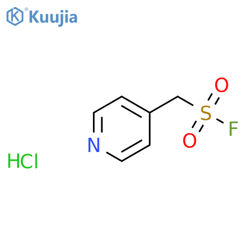 Pyridin-4-ylmethanesulfonyl fluoride;hydrochloride structure