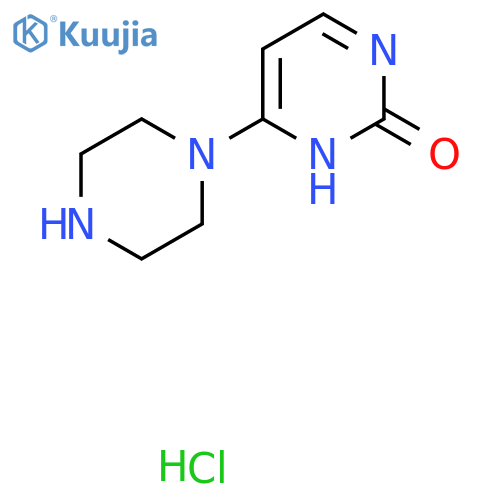 4-(Piperazin-1-yl)-1,2-dihydropyrimidin-2-one hydrochloride structure