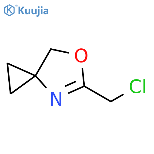 6-Oxa-4-azaspiro[2.4]hept-4-ene, 5-(chloromethyl)- structure