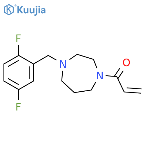 1-{4-(2,5-difluorophenyl)methyl-1,4-diazepan-1-yl}prop-2-en-1-one structure