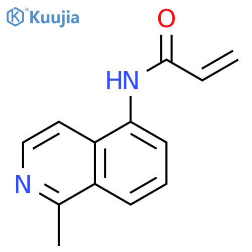N-(1-Methyl-5-isoquinolinyl)-2-propenamide structure