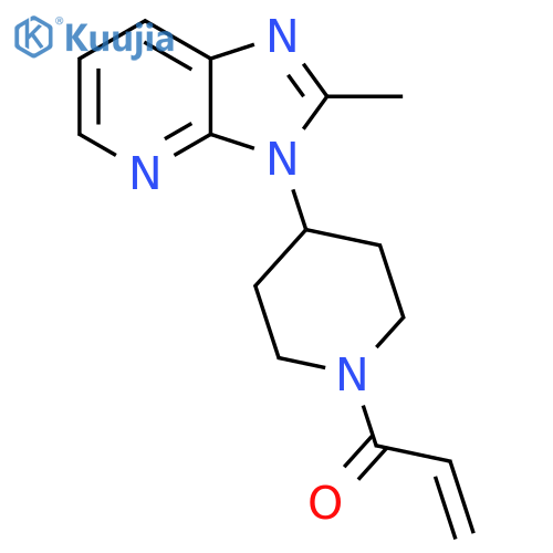1-(4-{2-methyl-3H-imidazo4,5-bpyridin-3-yl}piperidin-1-yl)prop-2-en-1-one structure