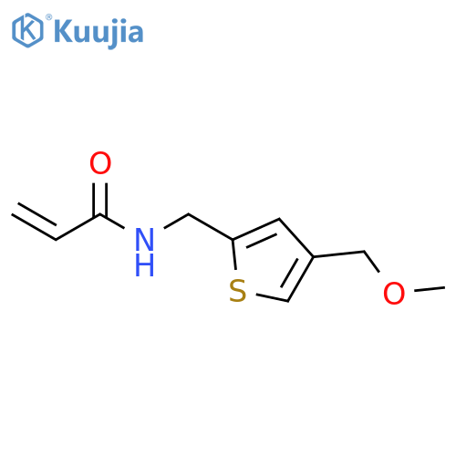 N-{4-(methoxymethyl)thiophen-2-ylmethyl}prop-2-enamide structure