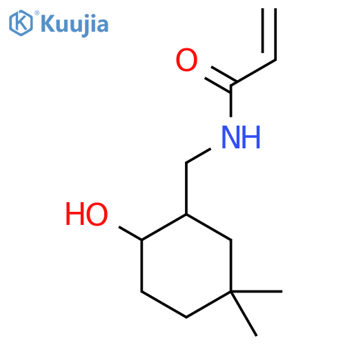 N-(2-hydroxy-5,5-dimethylcyclohexyl)methylprop-2-enamide structure