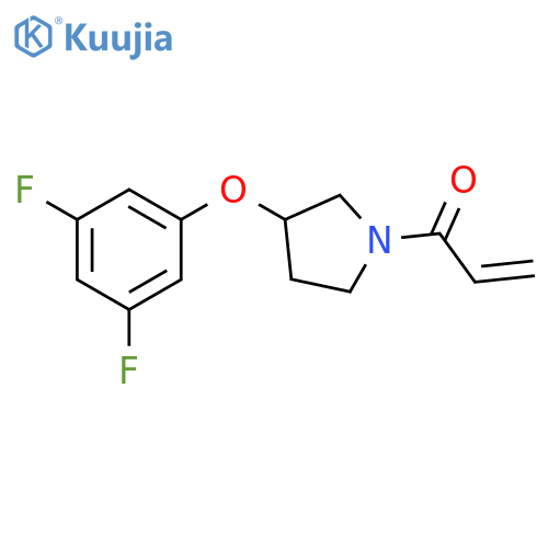 1-3-(3,5-difluorophenoxy)pyrrolidin-1-ylprop-2-en-1-one structure