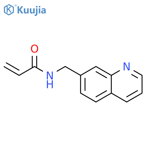N-(quinolin-7-yl)methylprop-2-enamide structure