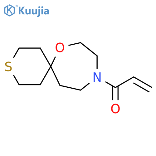 1-{7-oxa-3-thia-10-azaspiro5.6dodecan-10-yl}prop-2-en-1-one structure