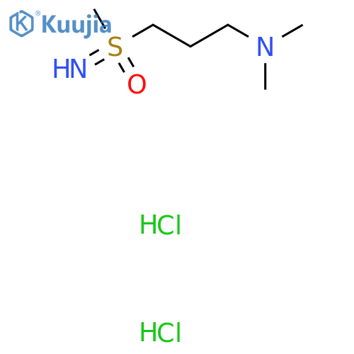 N,N-Dimethyl-3-(methylsulfonimidoyl)propan-1-amine;dihydrochloride structure
