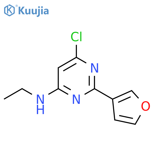 6-Chloro-N-ethyl-2-(furan-3-yl)pyrimidin-4-amine structure