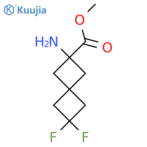 Methyl 2-amino-6,6-difluorospiro[3.3]heptane-2-carboxylate structure