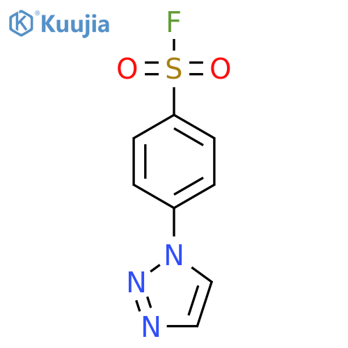4-(Triazol-1-yl)benzenesulfonyl fluoride structure