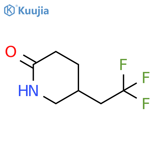2-Piperidinone, 5-(2,2,2-trifluoroethyl)- structure