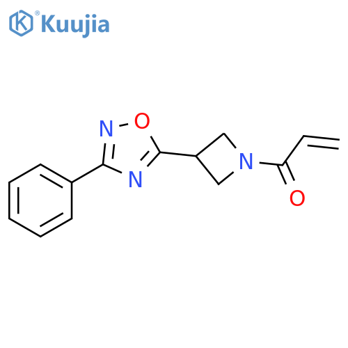 1-3-(3-phenyl-1,2,4-oxadiazol-5-yl)azetidin-1-ylprop-2-en-1-one structure