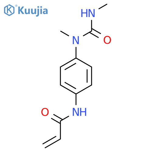 N-{4-methyl(methylcarbamoyl)aminophenyl}prop-2-enamide structure