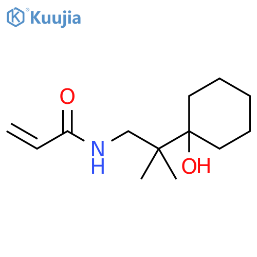 N-2-(1-hydroxycyclohexyl)-2-methylpropylprop-2-enamide structure