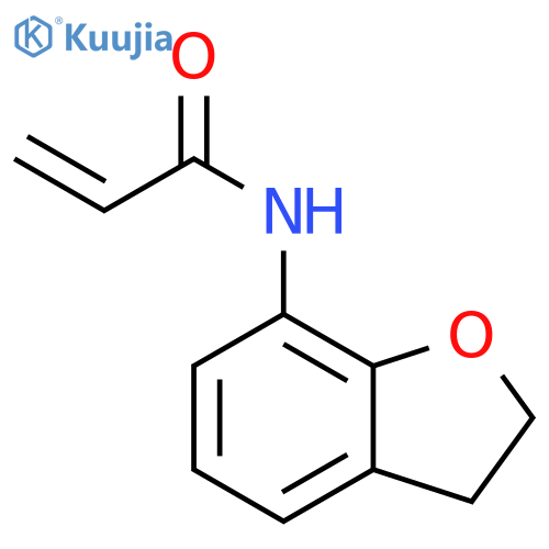 N-(2,3-dihydro-1-benzofuran-7-yl)prop-2-enamide structure
