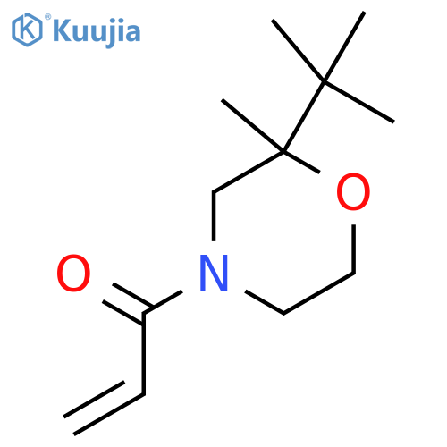 1-(2-Tert-butyl-2-methylmorpholin-4-yl)prop-2-en-1-one structure