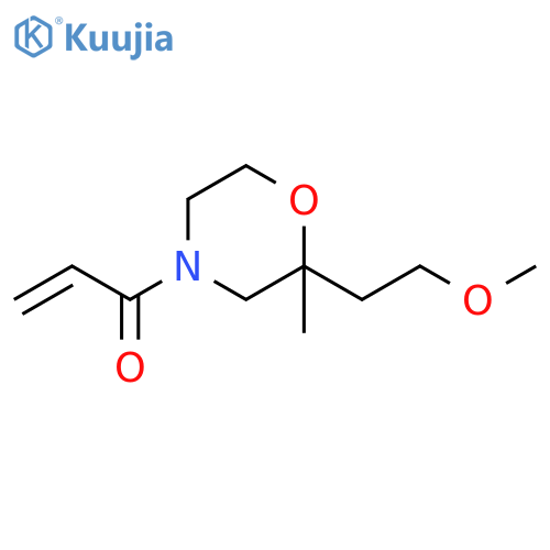 1-[2-(2-Methoxyethyl)-2-methyl-4-morpholinyl]-2-propen-1-one structure