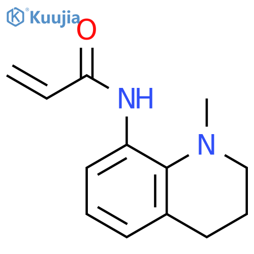 N-(1-methyl-1,2,3,4-tetrahydroquinolin-8-yl)prop-2-enamide structure