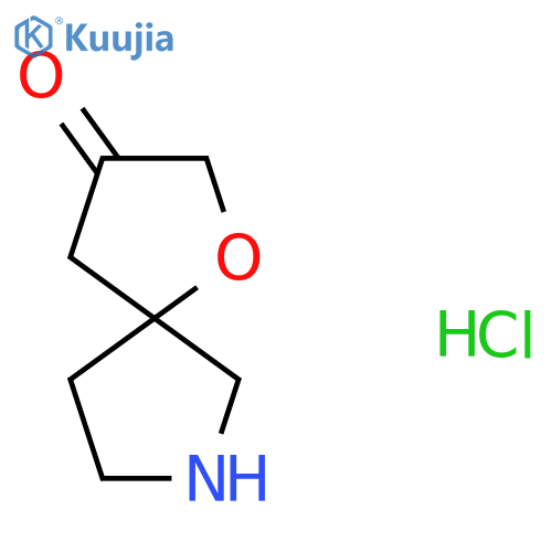 1-Oxa-7-azaspiro[4.4]nonan-3-one;hydrochloride structure