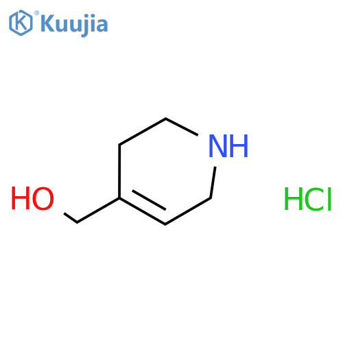1,2,3,6-Tetrahydropyridin-4-ylmethanol;hydrochloride structure