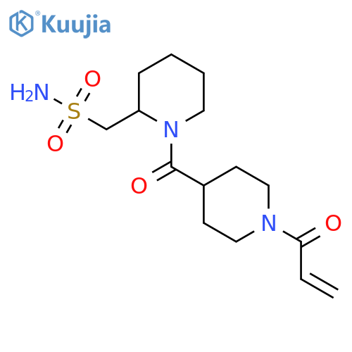 [1-(1-Prop-2-enoylpiperidine-4-carbonyl)piperidin-2-yl]methanesulfonamide structure