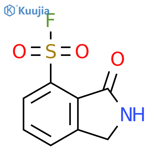 2,3-Dihydro-3-oxo-1H-isoindole-4-sulfonyl fluoride structure