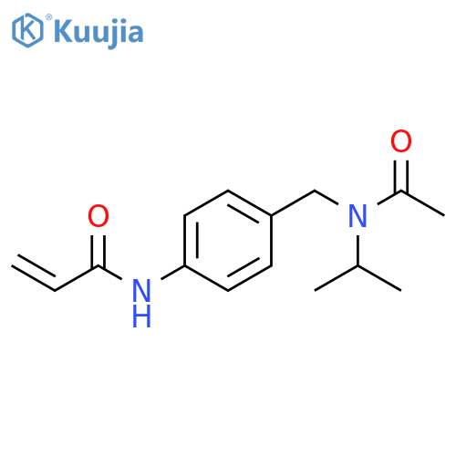 N-(4-{N-(propan-2-yl)acetamidomethyl}phenyl)prop-2-enamide structure