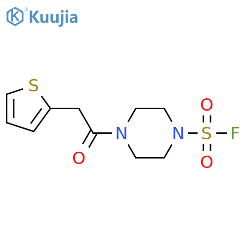 4-2-(thiophen-2-yl)acetylpiperazine-1-sulfonyl fluoride structure