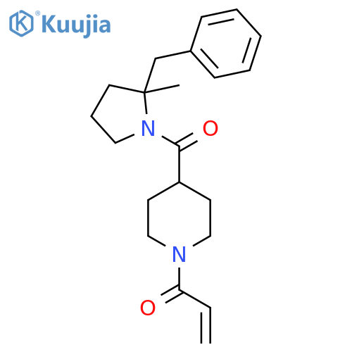 1-[4-[[2-Methyl-2-(phenylmethyl)-1-pyrrolidinyl]carbonyl]-1-piperidinyl]-2-propen-1-one structure