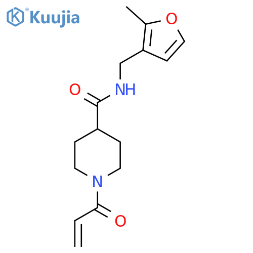 1-Acryloyl-N-((2-methylfuran-3-yl)methyl)piperidine-4-carboxamide structure