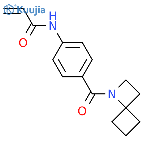 N-(4-{1-azaspiro3.3heptane-1-carbonyl}phenyl)prop-2-enamide structure
