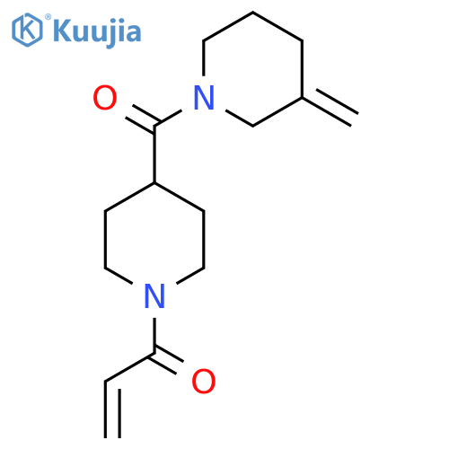 1-[4-(3-Methylidenepiperidine-1-carbonyl)piperidin-1-yl]prop-2-en-1-one structure