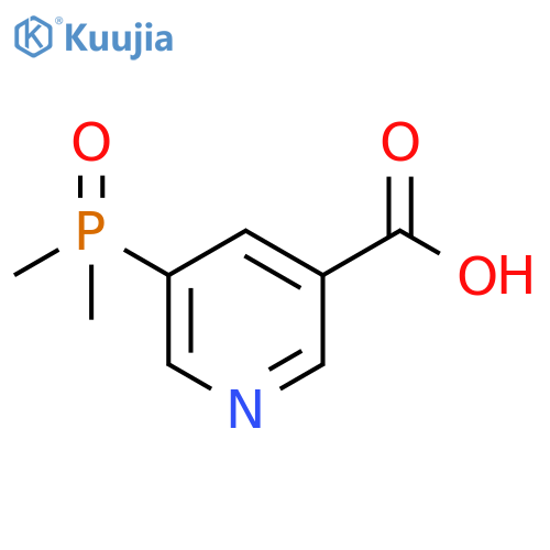 5-(Dimethylphosphoryl)nicotinic acid structure