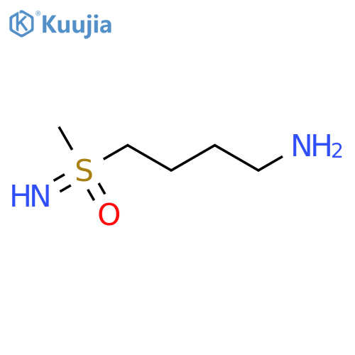 (4-Aminobutyl)(imino)methyl-lambda6-sulfanone structure