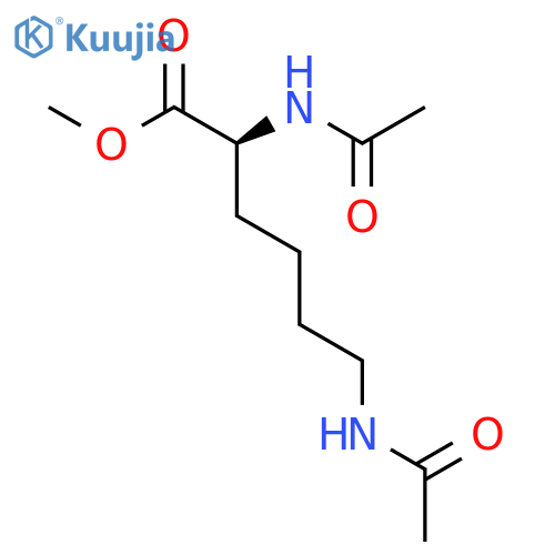 L-LYSINE, N2,N6-DIACETYL-, METHYL ESTER structure