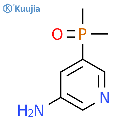 5-Dimethylphosphorylpyridin-3-amine structure