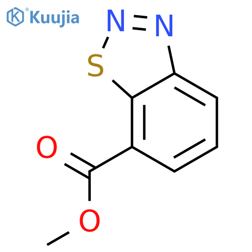 1,2,3-Benzothiadiazole-7-carboxylicacid, methyl ester structure