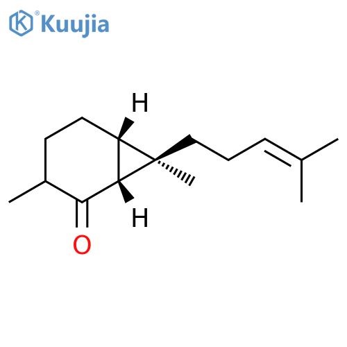 Bicyclo[4.1.0]heptan-2-one, 3,7-dimethyl-7-(4-methyl-3-pentenyl)-, (1R,6S,7R)-rel- (9CI) structure