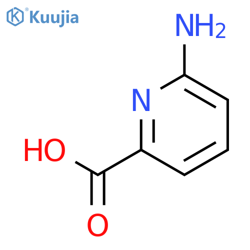 6-Aminopyridine-2-carboxylic acid structure